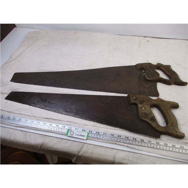 (2) Wood Saws