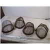 (4) Horse Nose Baskets