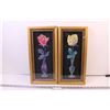 Image 1 : Pair of Framed 3D Roses