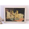 Image 2 : Framed Vintage Picture + Famliy Tree Picture Frame