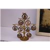 Image 3 : Framed Vintage Picture + Famliy Tree Picture Frame