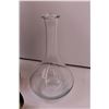 Image 3 : Westclox Clock, Decanter and Candle Holder