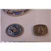 Image 2 : (2) Ashtrays + (2) Belt Buckles