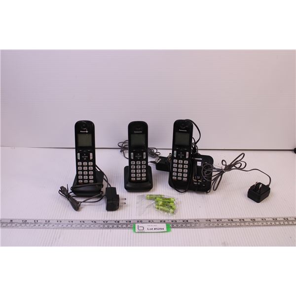 Panasonic Cordless Phones w/ 3 Handsets