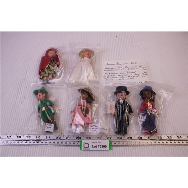 (6) Madame Alexander Dolls