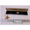 Image 1 : "Mitchell Foods" Watch (Working) amd key Chain