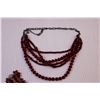 Image 2 : (2) Coloured Crystal Necklace Set