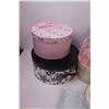 Image 2 : (2) Hat Boxes, (3) Garbage Cans +Misc