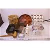 Image 1 : (5) Bread Pans, Bag of Pierogie Moulds +Misc