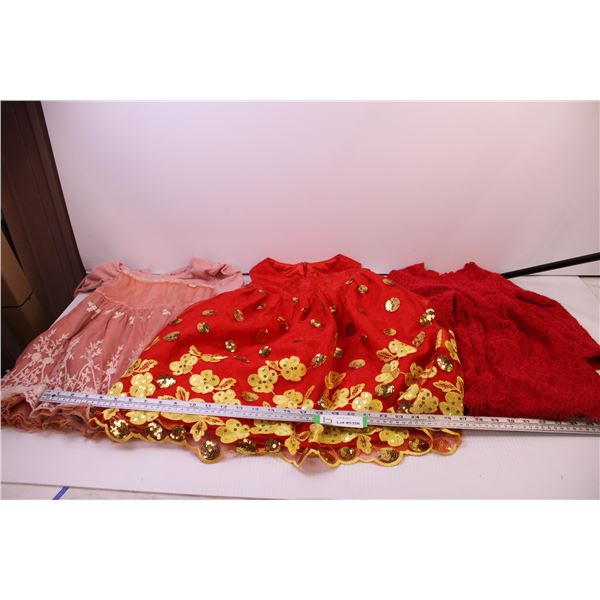 (3) Girls Dresses