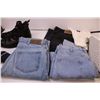 Image 5 : Pair of Steve Madden Boots (Size 10) + (3) Pairs of Jeans 36x30/38x30 and (3) Shirts