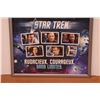 Image 3 : *Framed Star Trek "Fearless Leaders" Canada Post Stamps Promotional Poster (22x28)