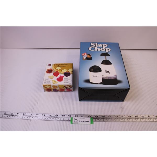 Slap Chop and Pie Top Cutters (NIB)