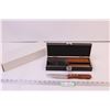 Image 1 : Set of 4 Steak Knives in Case