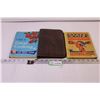 Leather Planner, Vintage Cook Book, andVintage Book