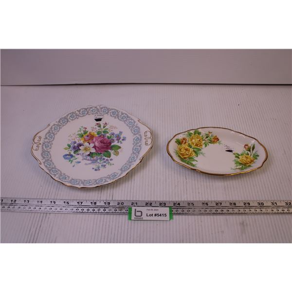 (2) Pieces of Royal Albert "Tea Rose" and "Fragrance"