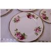 Image 2 : (7) Pieces of Royal Albert "American Beauty" (3-Plates 4-Bread Plates)