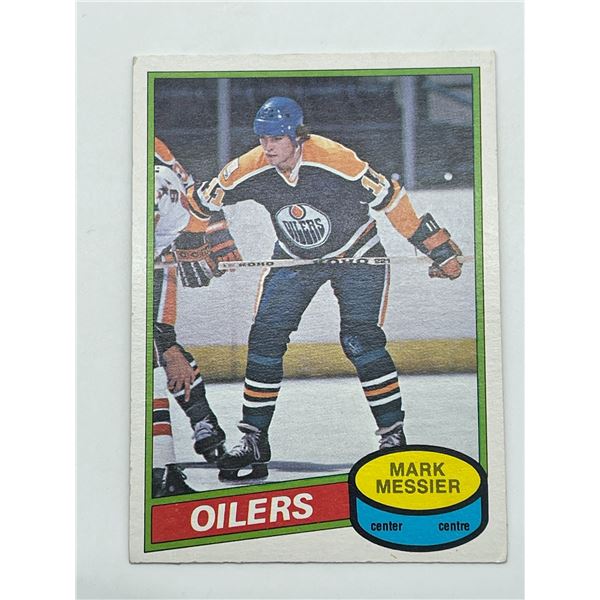 1980 Mark Messier Rookie Card O-Pee-Chee #289