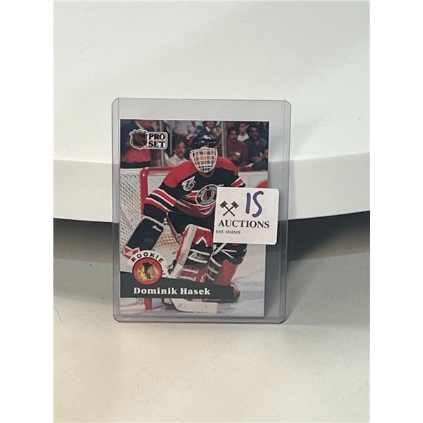 1991 Dominik Hasek Rookie Card NHL Pro Set #529