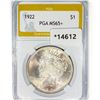 Image 1 : 1922 Silver Peace Dollar PGA MS65+