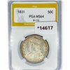 Image 1 : 1831 Capped Bust Half Dollar PGA MS64 O-112