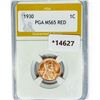 Image 1 : 1930 Wheat Cent PGA MS65 RED