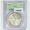 Image 1 : 1881-S Morgan Silver Dollar PCGS MS65