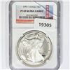 Image 1 : 1991-S Silver Eagle NGC PF69 DCAM