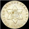 Image 1 : 1853 Silver Three Cent CLOSELY UNCIRCULATED