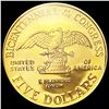 Image 2 : 1989-W .25oz Gold Commem. $5 CHOICE PROOF