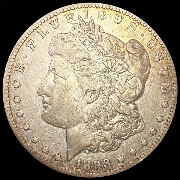 1893-CC Morgan Silver Dollar LIGHTLY CIRCULATED