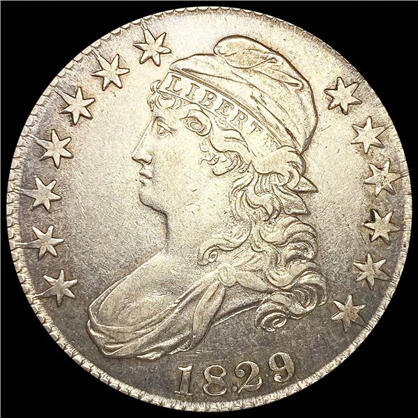 1829 Capped Bust Half Dollar CLOSELY UNCIRCULATED