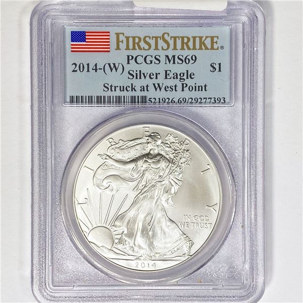 2014-W American Silver Eagle PCGS MS69