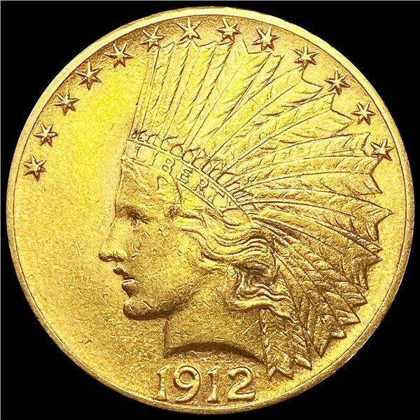 1912 $10 Gold Eagle CLOSELY UNCIRCULATED