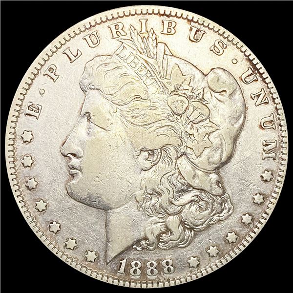1888-S Morgan Silver Dollar ABOUT UNCIRCULATED