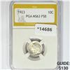 Image 1 : 1923 Mercury Silver Dime PGA MS63 FSB