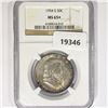Image 1 : 1954-S Franklin Half Dollar NGC MS65+ RED