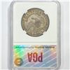 Image 2 : 1828 Capped Bust Half Dollar PGA AU55 Sm 8 Sq 2 Lg
