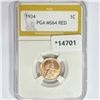 Image 1 : 1934 Wheat Cent PGA MS64 RED