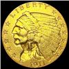 Image 1 : 1911 $2.50 Gold Quarter Eagle CLOSELY UNCIRCULATED