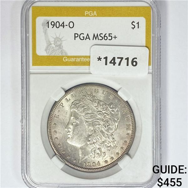 1904-O Morgan Silver Dollar PGA MS65+