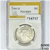 Image 1 : 1941-D Walking Liberty Half Dollar PGA MS64