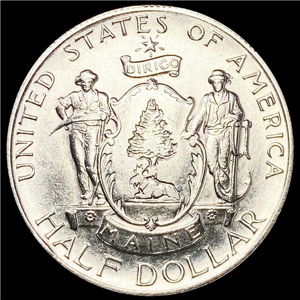 1920 Maine Half Dollar UNCIRCULATED