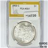 Image 1 : 1900-S Morgan Silver Dollar PGA MS61