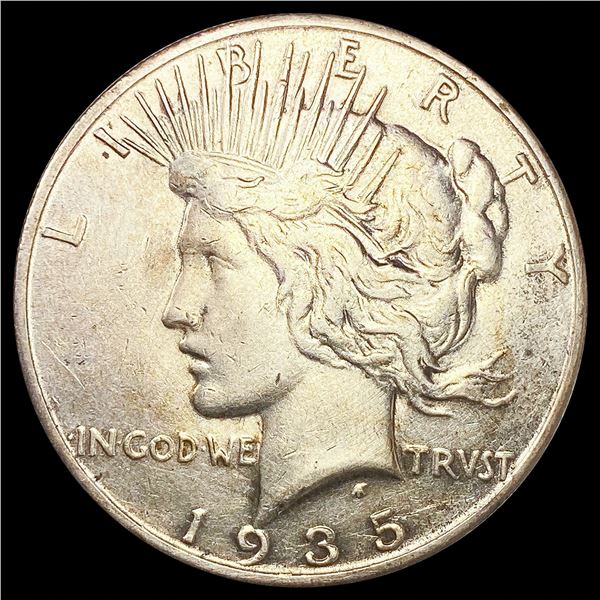 1935-S Silver Peace Dollar NEARLY UNCIRCULATED