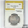 Image 1 : 1883 Kingdom of Hawaii Half Dollar PGA MS65 PL