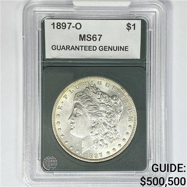 1897-O Morgan Silver Dollar GG MS67