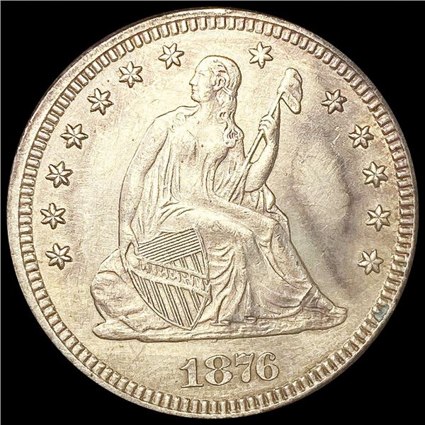 1876 Seated Liberty Quarter UNCIRCULATED
