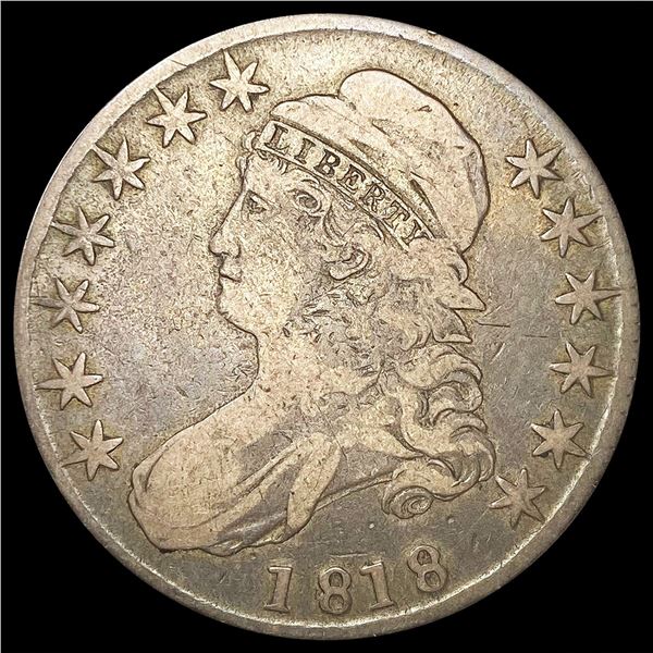 1818 0-112 Cap Bust Half Dollars R1 NICELY CIRCULA