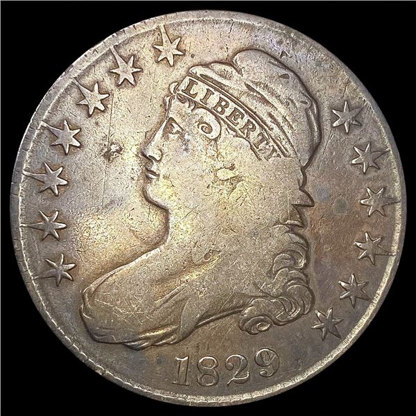 1829 Capped Bust Half Dollar NICELY CIRCULATED